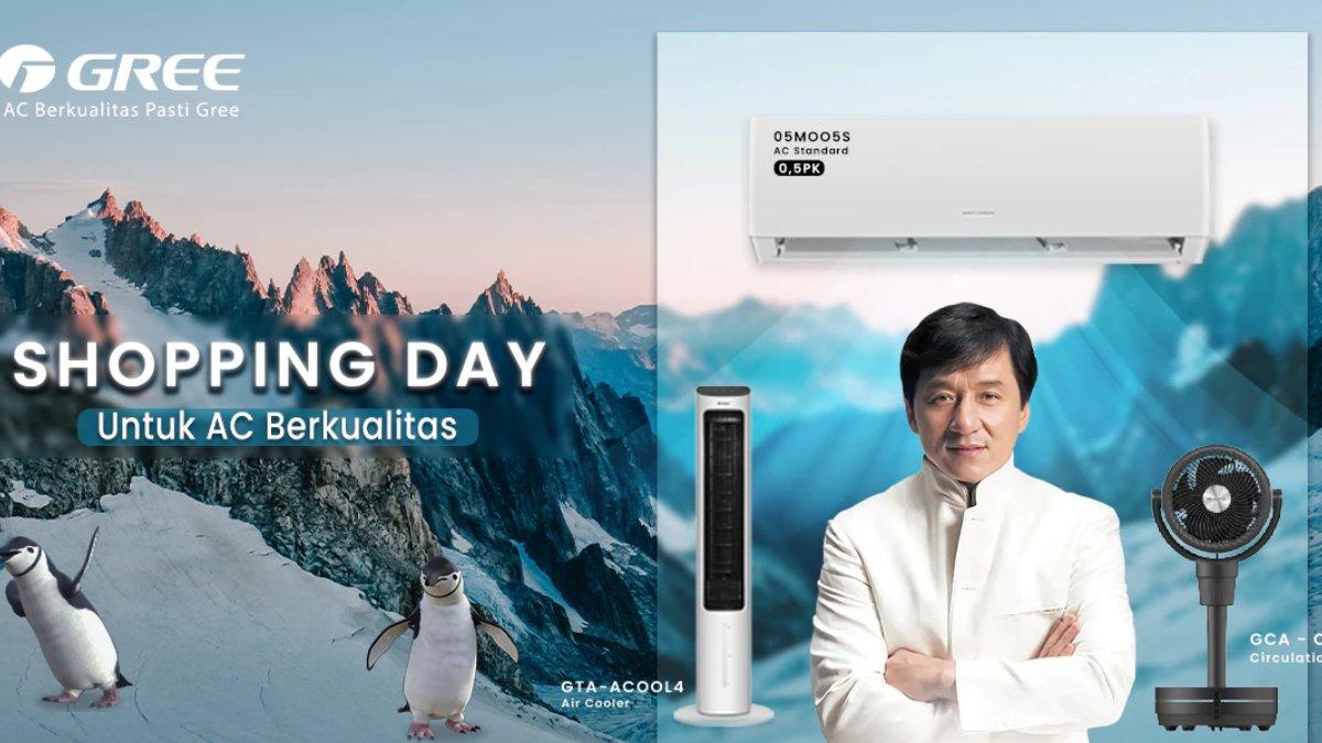Ilustrasi produk AC andal dari GREE.