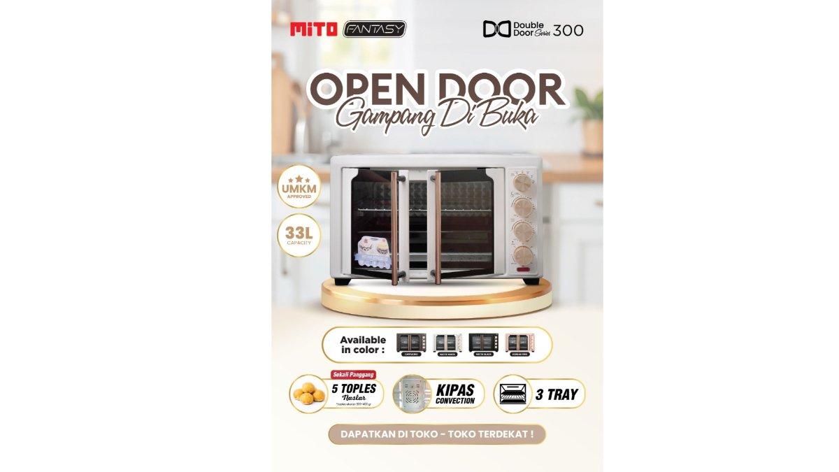 Ilustrasi produk MITO Electric Oven MO300 Double Door 33L