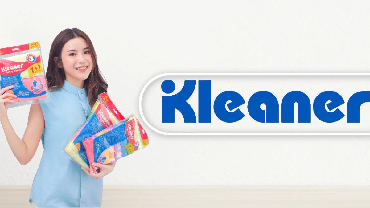 Ilustrasi produk kain lap microfiber berkualitas dari Kleaner.