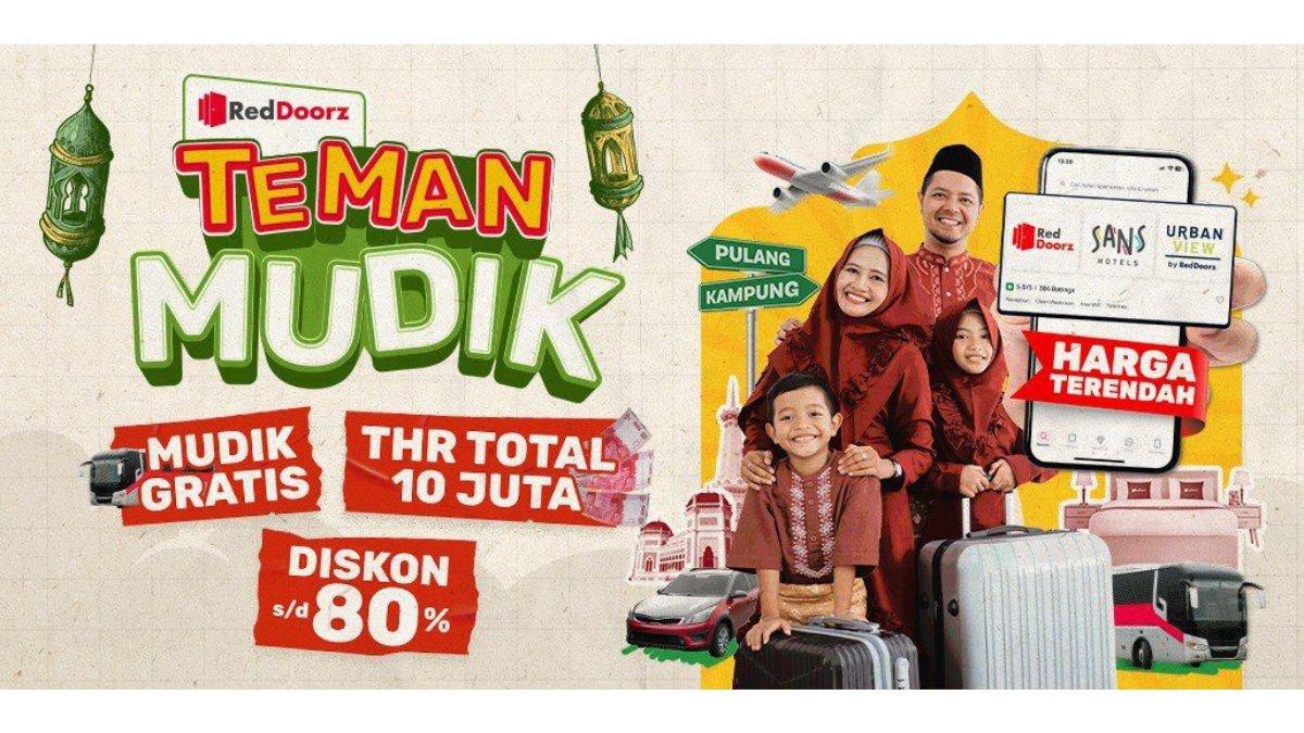 Ilustrasi promo RedDoorz di Lebaran 2025
