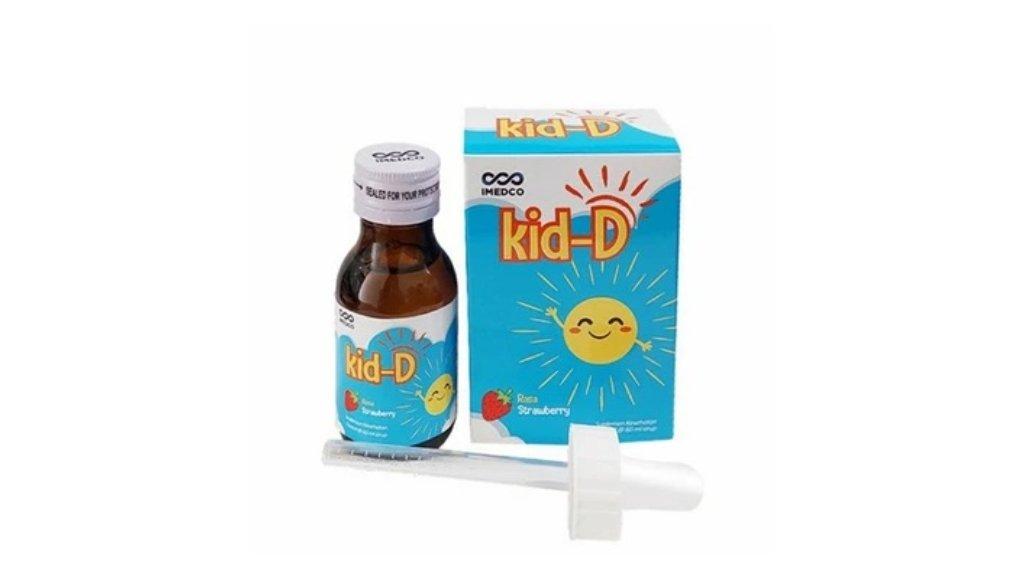 Imedco Kid D3 400 IU Rasa Strawberry Syrup 60 ML/Vitamin D/Daya Tahan Tubuh Anak