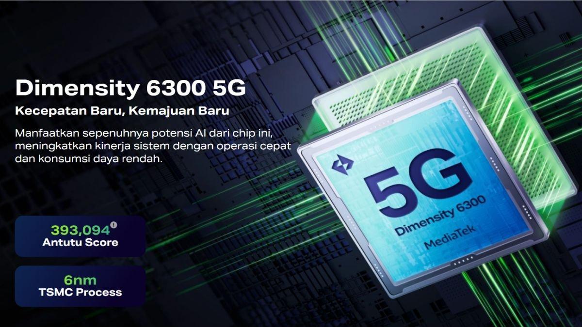 Ilustrasi chipset Dimensity 6300 yang diadopsi Infinix HOT 50 5G