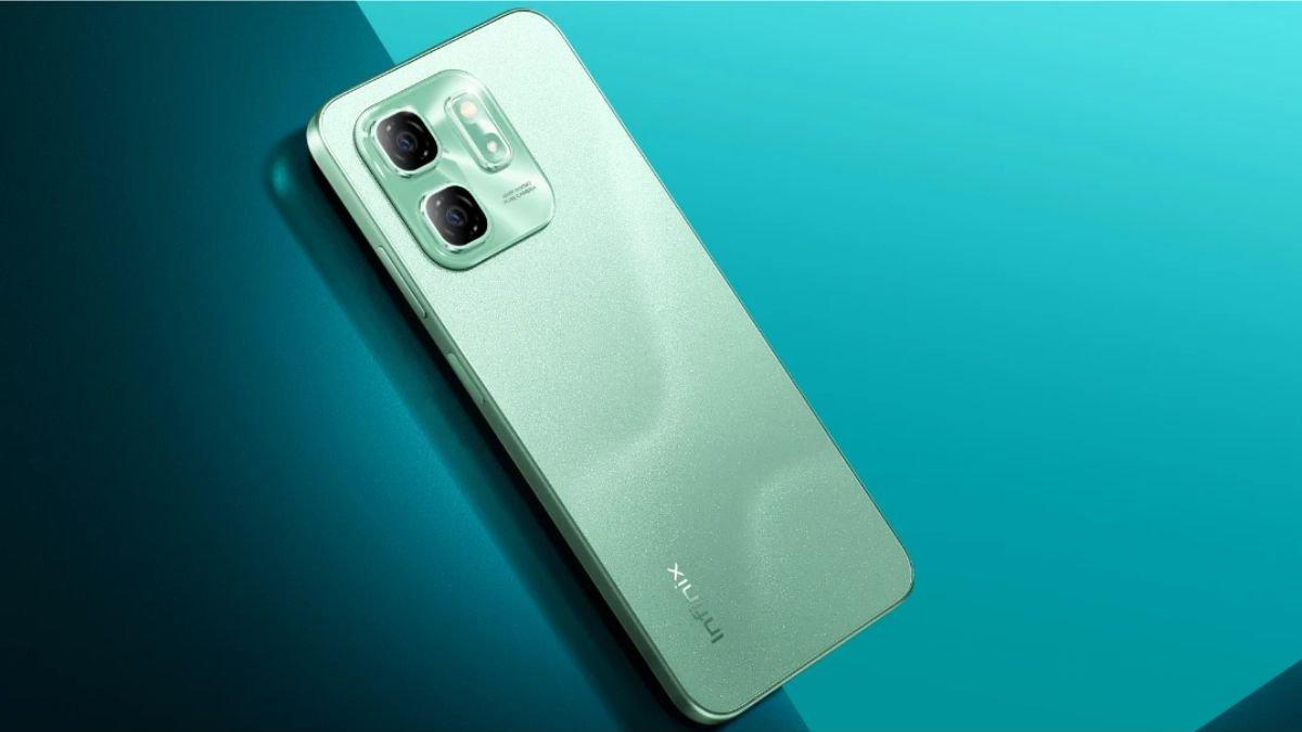 Desain bodi belakang Infinix HOT 50i