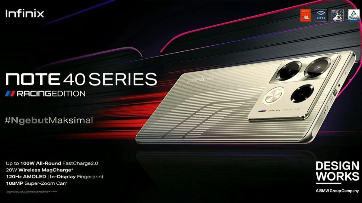 Infinix NOTE 40 Series Racing Edition resmi meluncur, ikut meramaikan pasar Indonesia