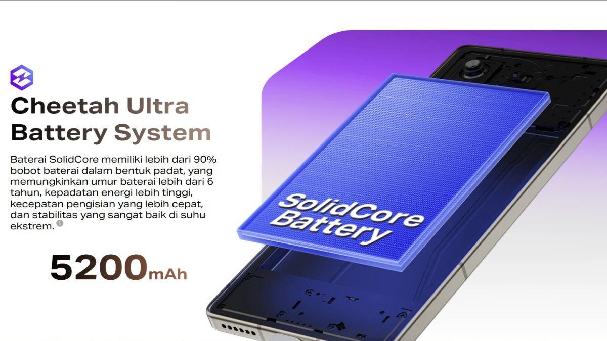 Ilustrasi baterai Infinix NOTE 50 Pro