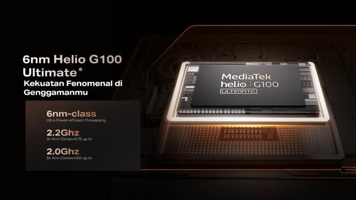 Infinix Note 50 tercatat sudah ditenagai oleh chipset MediaTek Helio G100 Ultimate