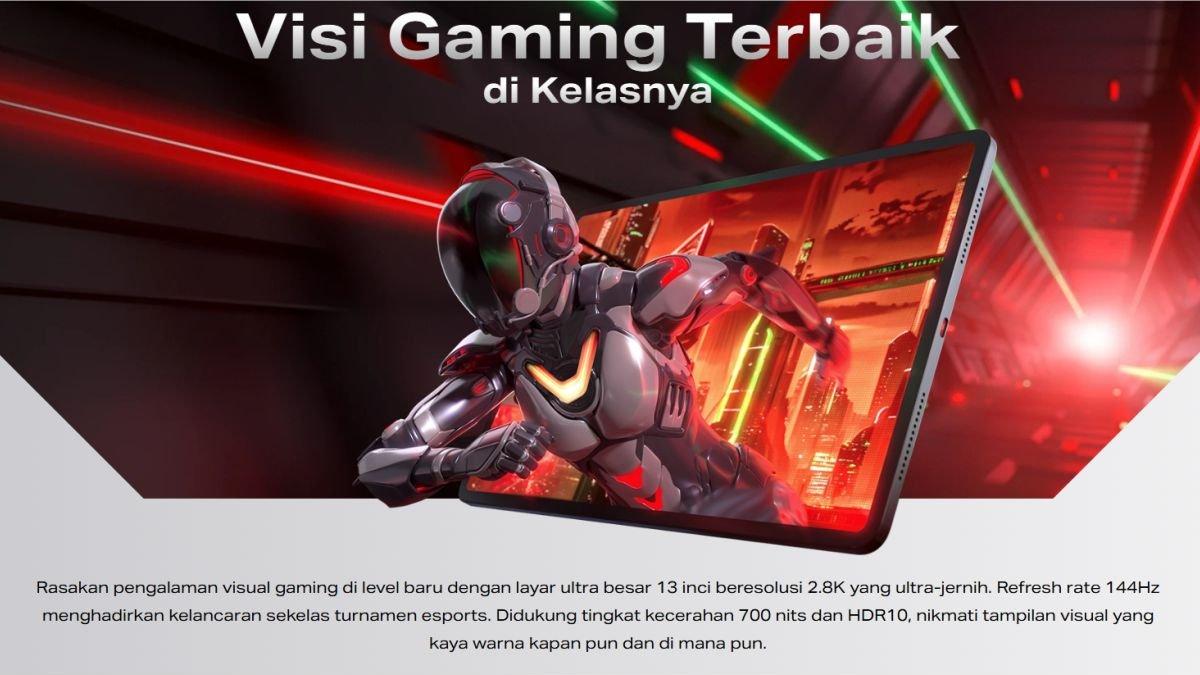 Ilustrasi layar Infinix XPAD GT