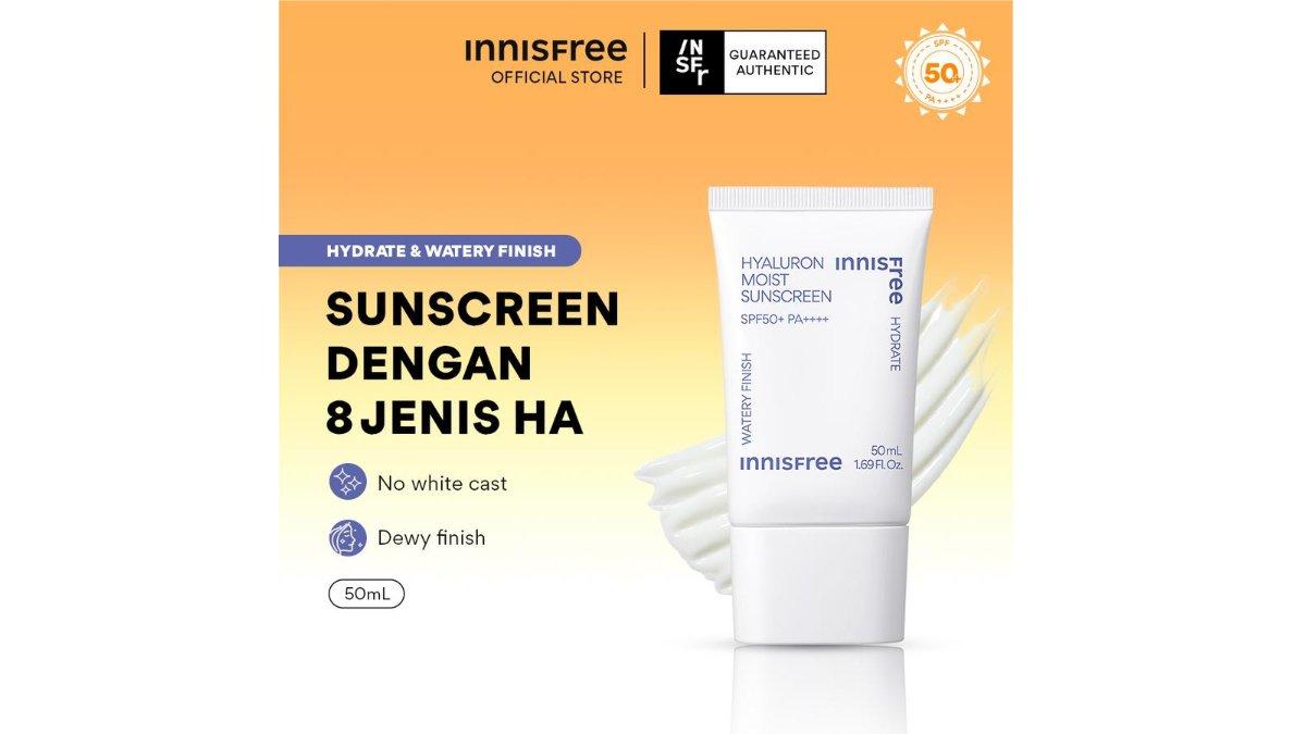 Innisfree Hyaluronic Moist Sunscreen SPF50+ PA++++