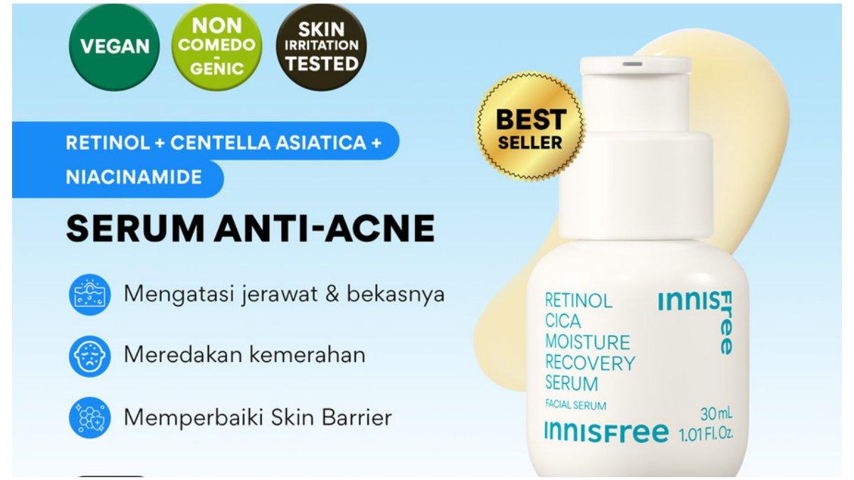 Innisfree Retinol Cica Moisture Recovery Serum