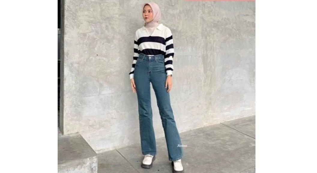 JINISO - Highwaist Stretch Cutbray Pocket Jeans 712 HANGOUT