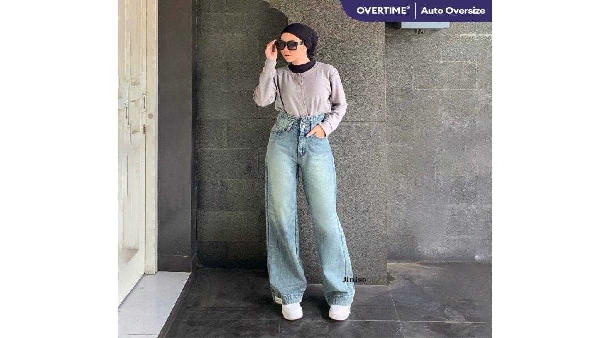 JINISO Ultra Highwaist Baggy Loose Overtime Jeans