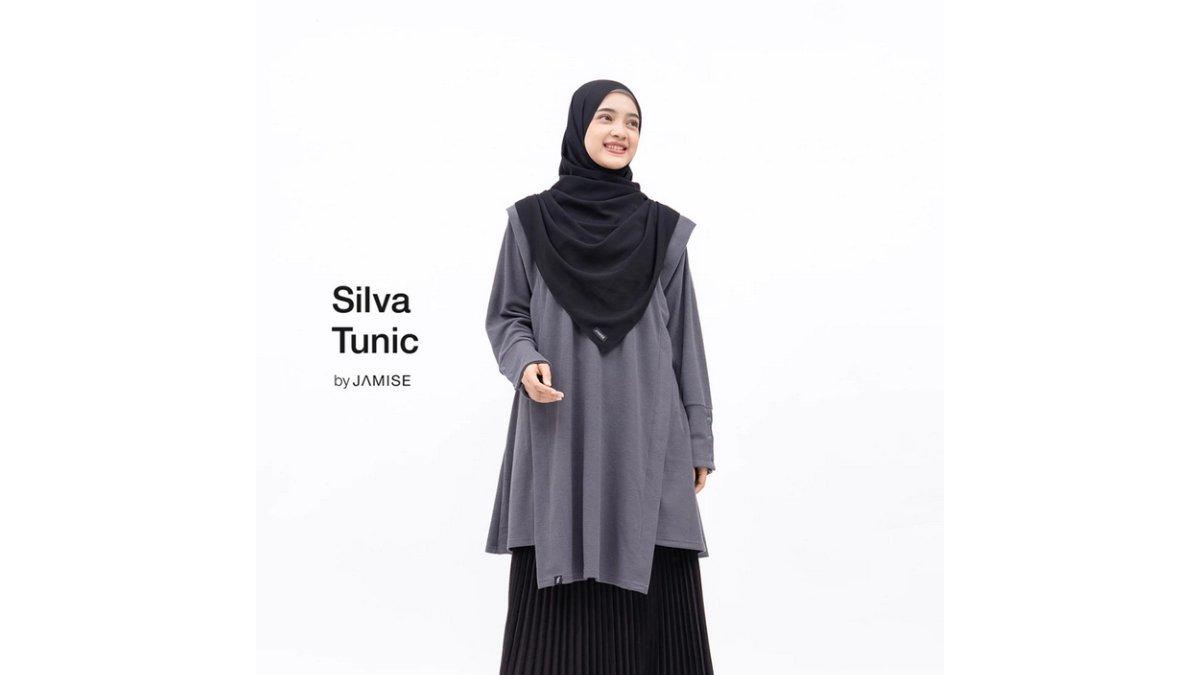 Jamise - Silva Tunic - Atasan Knit Lengan Kancing