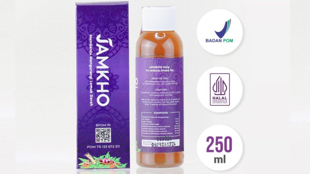 Jamkho 250ml Herbal Jamu Alami Obat Kolestrol Penurun Kolesterol Asli - 250ml