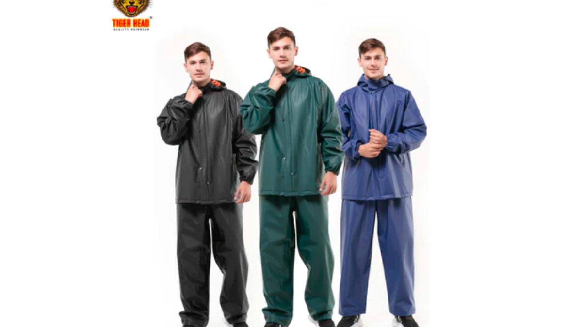 Jas Hujan Setelan Twist 68298 Tiger Head PVC Stretch