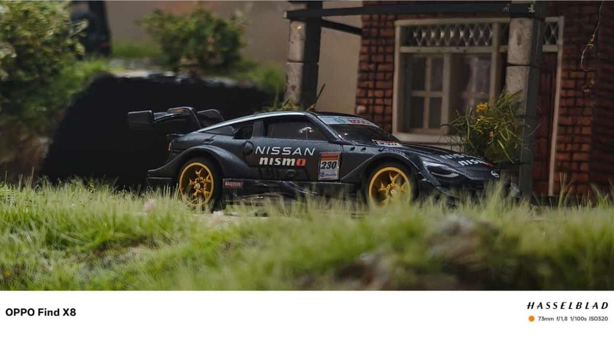 Gambar atau foto diecast yang diambil dengan OPPO Find X8