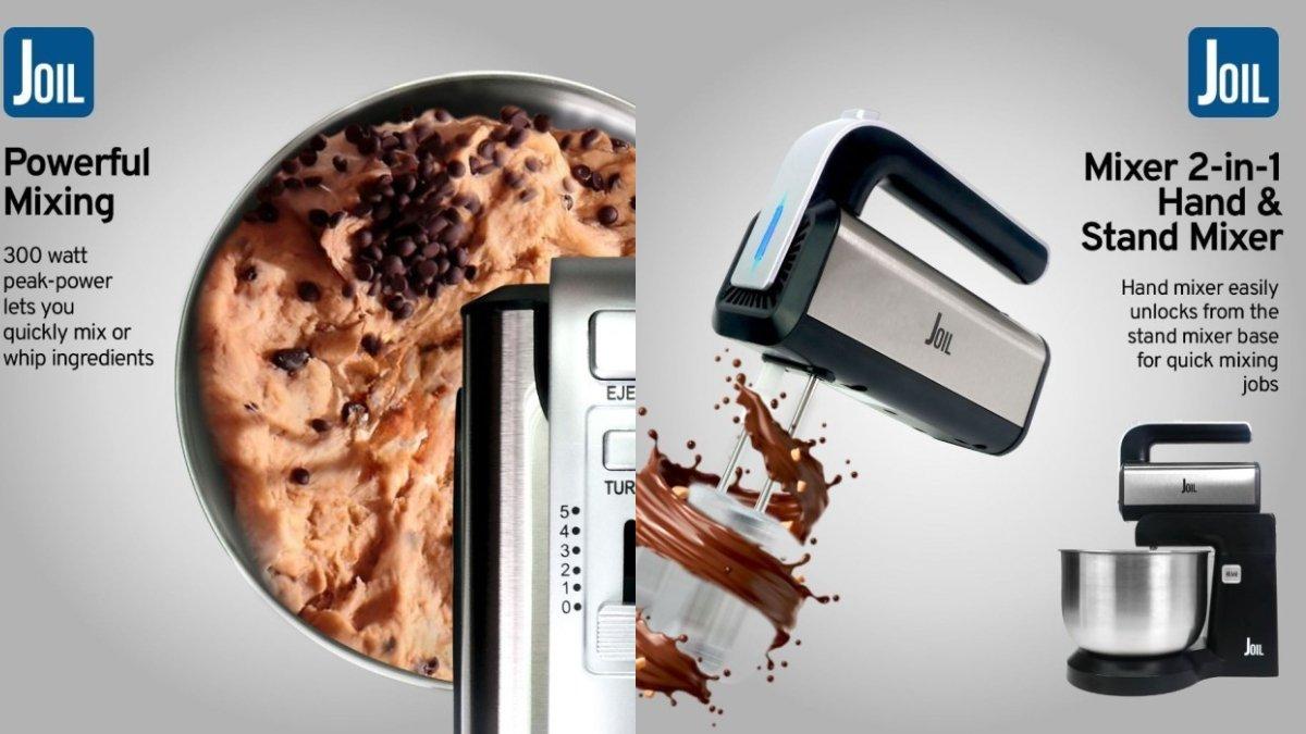 Joil M3 Mixer 2in1 hadir dengan fungsi ganda.