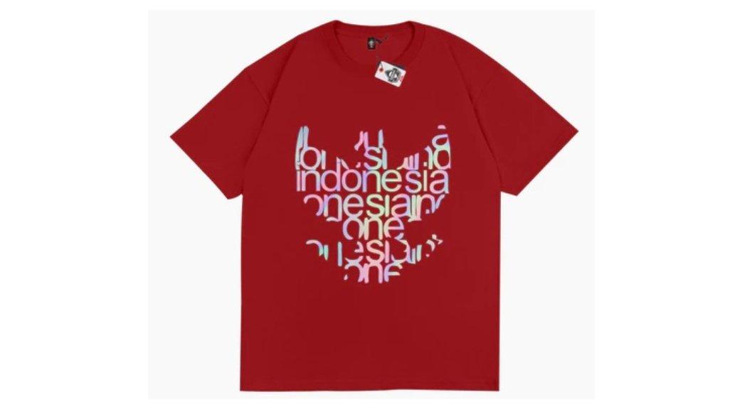 KARIMAKE Kaos Baju T Shirt Distro Unisex GARUDA INDONESIA Hologram