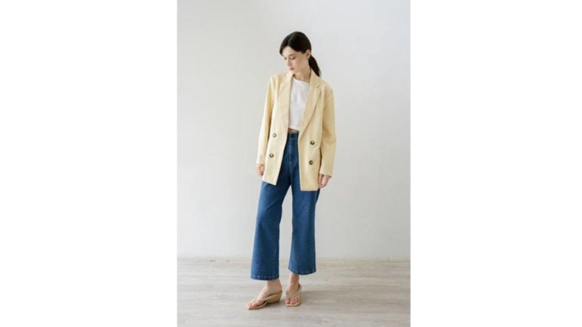 KIVEE - Merskha Blazer / Blazer Wanita / Blazer Kantor