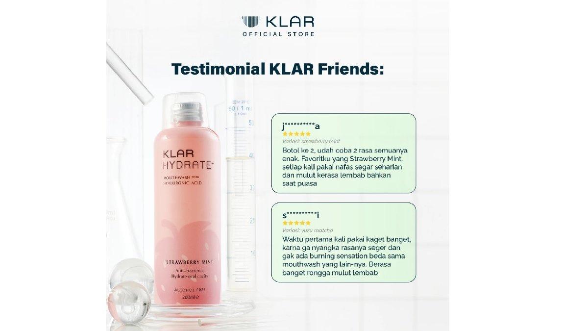 KLAR Hydrate+ Mouthwash