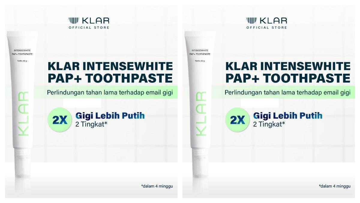 KLAR Intensewhite PAP+ Toothpaste