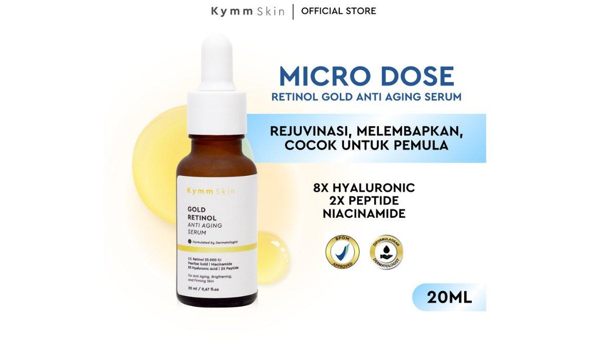 KYMM SKIN Gold Retinol Anti Aging Serum Encapsulated Retinol