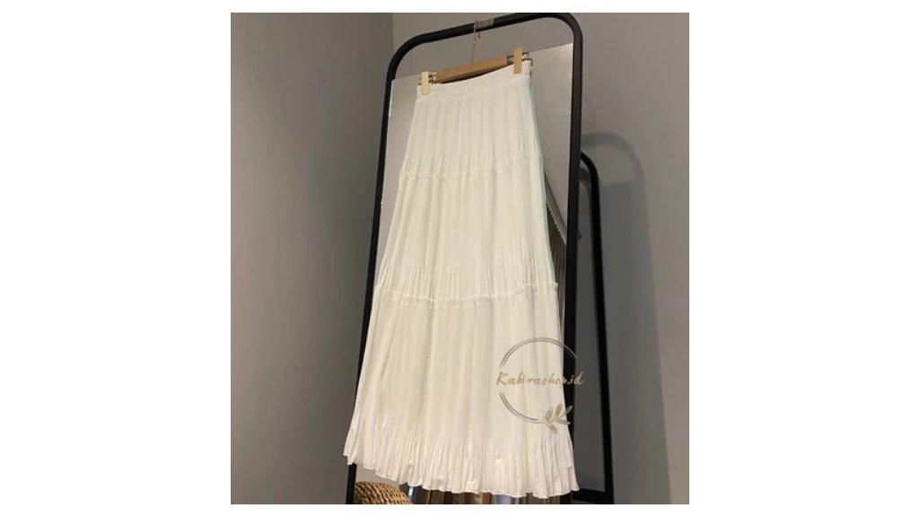 Kabira - PLEATED SKIRT - Rok Plisket Cabang Wanita - Layer SKirt Premium Pleats Karet Fit to XL