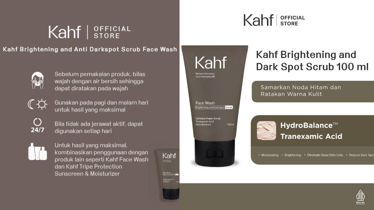 Kahf Face Wash Brightening and Dark Spot Scrub