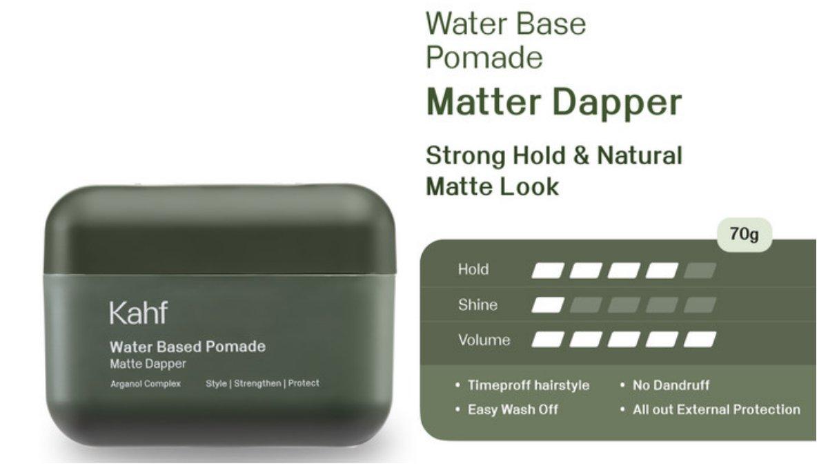 Kahf Matte Dapper Water-based Pomade 