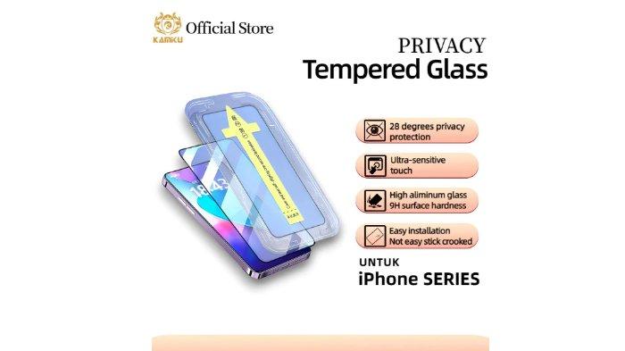 Kamiku SUPERFIT Tempered Glass Privacy IPhone