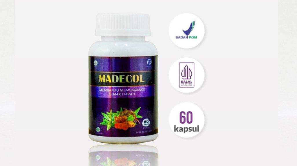 Kapsul Madecol Herbal Jamu Obat Lemak Darah Kolesterol Kolestrol Alami