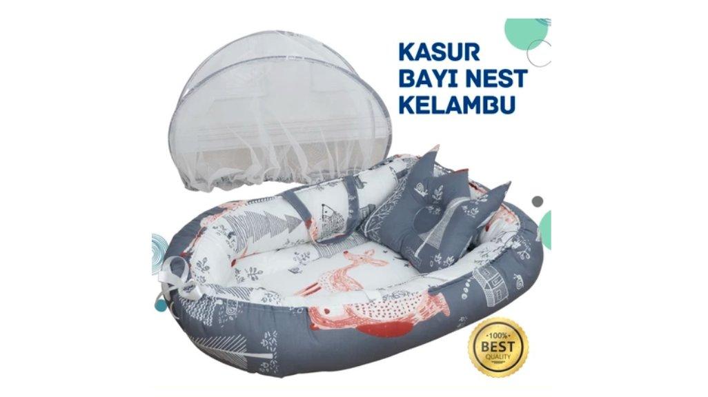 Kasur Bayi Nest Perahu Karakter