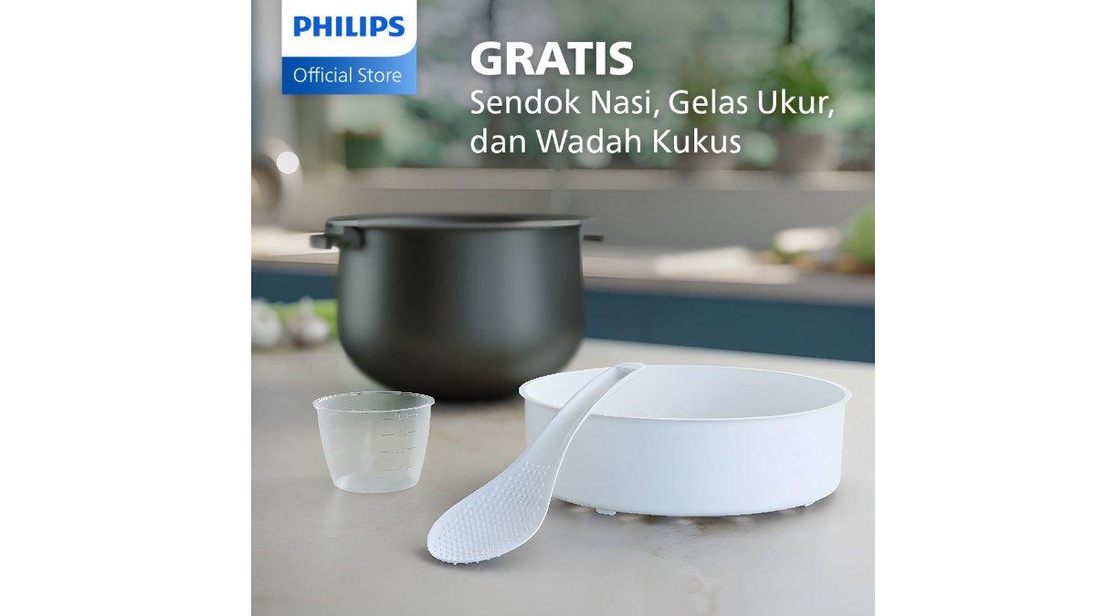 Kelengkapan PHILIPS Digital Rice Cooker HD4812/31