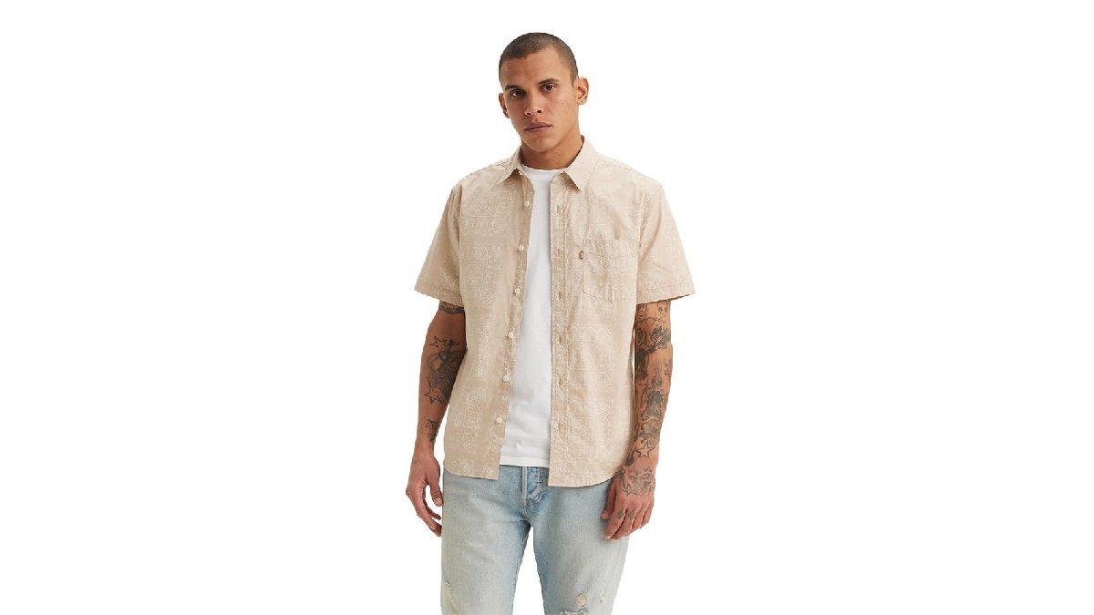 Levi's Men's Short Sleeve Classic Standard Fit Shirt - Rekomendasi Kemeja Pria