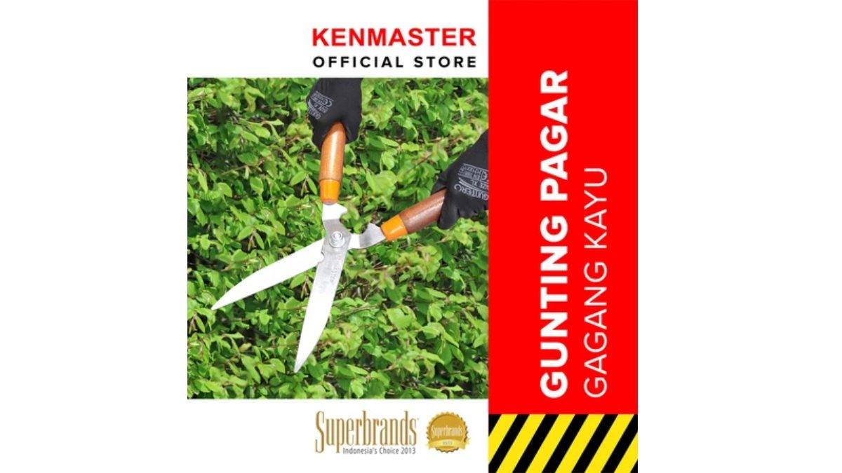 Kenmaster Gunting Pagar Gagang Kayu