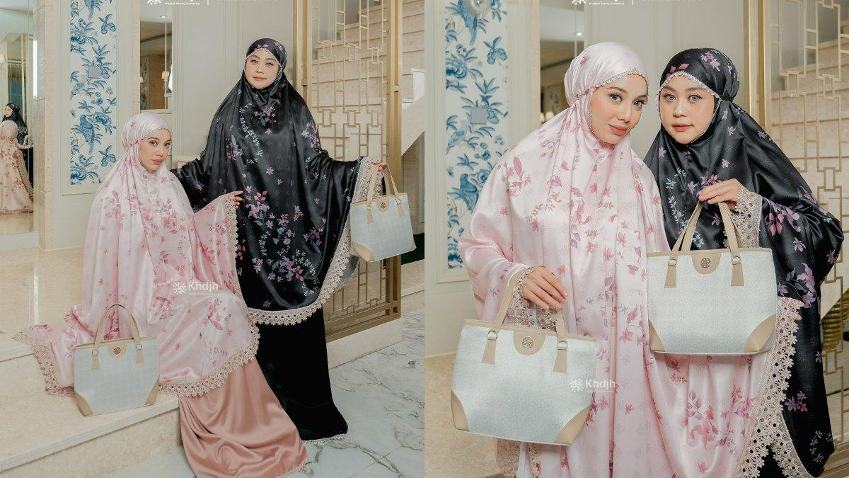 KhadijahLabel Mukena Dewasa Jumbo Premium Signature Silk Renda Mewah Terbaru Jasmine Edisi Lebaran