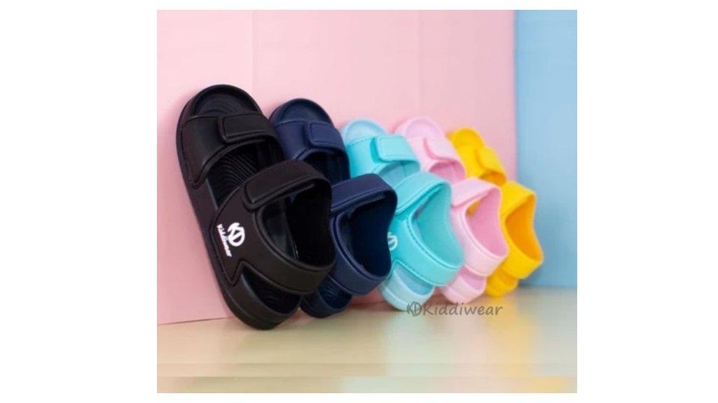 (Kiddiwear) Sandal gunung anak / Sandal Ringan anak polos Casual Import Usia 1-5 Tahun SG POLOS