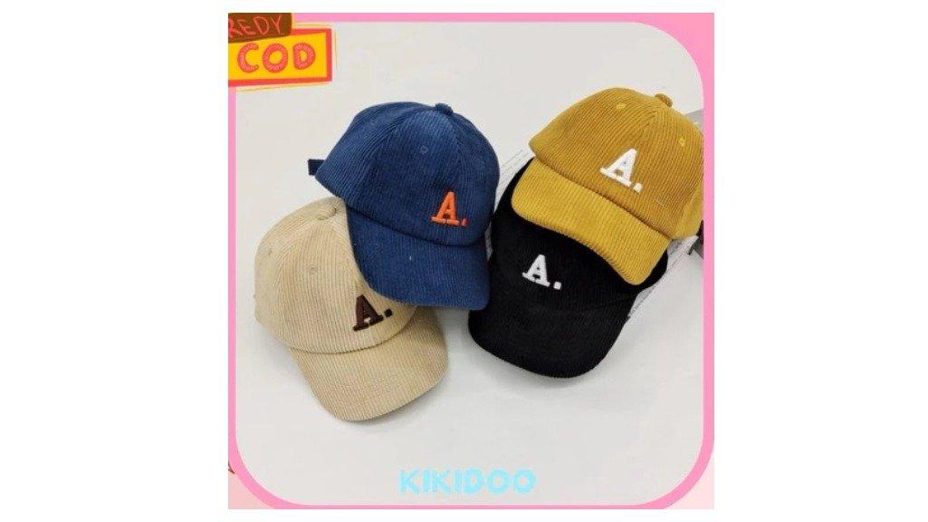 Kikidoo Topi Baseball Anak Letter Premium Quality TP98