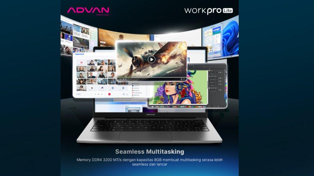 Setelah sukses dengan workpro, kini Advan menghadirkan workpro lite