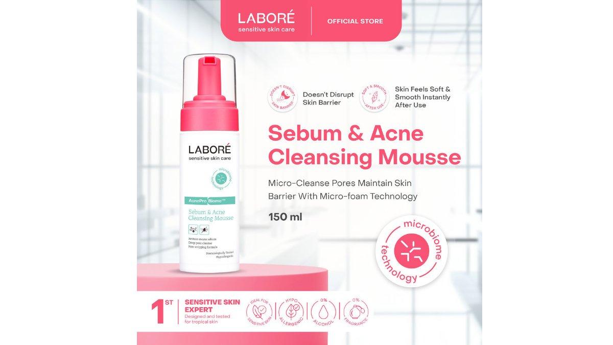 LABORÉ  AcnePro Biome Sebum & Acne Cleansing Mousse