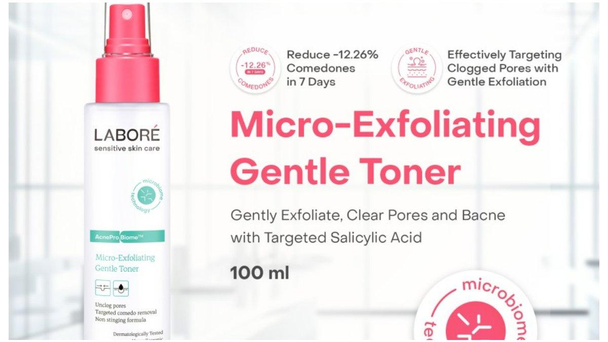 LABORÉ  AcnePro Biome Micro Exfoliating Gentle Toner 
