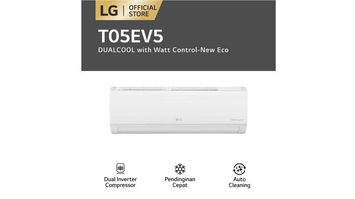 LG Air Conditioner AC Inverter 1/2pk T05EV5