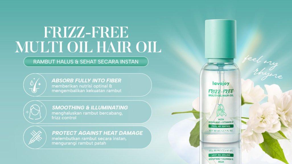 LVJ Lavojoy Frizz-Free Hair Oil Feel My Rhyme