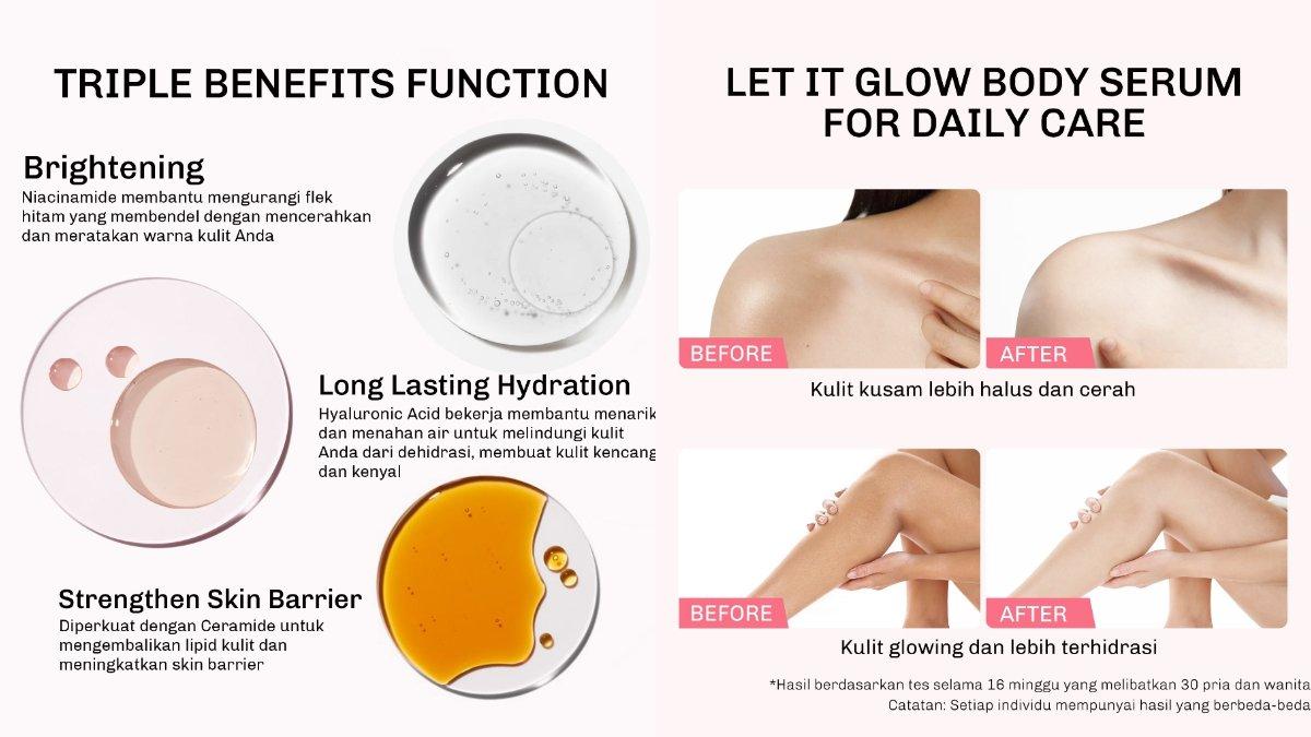 LVJ lavojoy Let It Glow Body Serum Skin Brightening