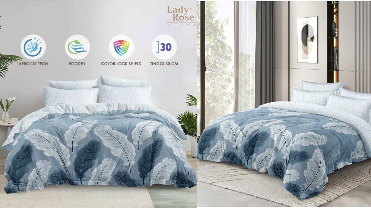 Lady Rose Prime - Bed Cover Set King 180x200 Tinggi 20Cm / 30Cm Fitted - Dalila