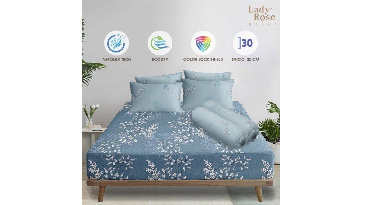 Lady Rose Prime - Sprei King 180X200 Tinggi 30Cm Bantal 4 - Infinity