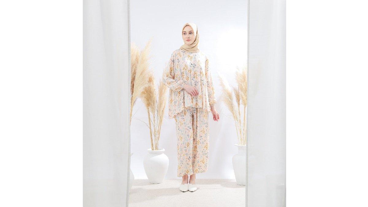 Lalucuku New Larisa Baju Wanita Piyama Tie Dye Satu Set 