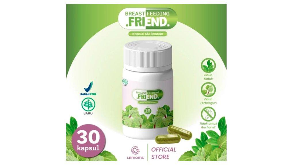Lamoms Breastfeeding Friend / Asi Booster 30 Kapsul / Pelancar Asi BPOM