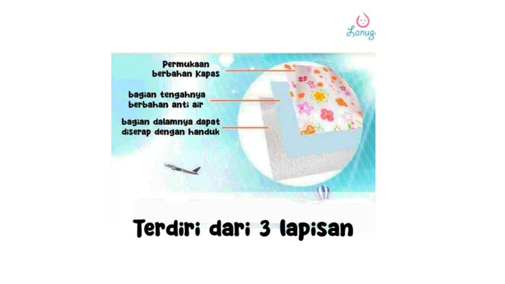 Lanugo Baby - Celana Popok Kain Bayi Cuci Ulang Cloth Diaper Klodi Popok Bayi