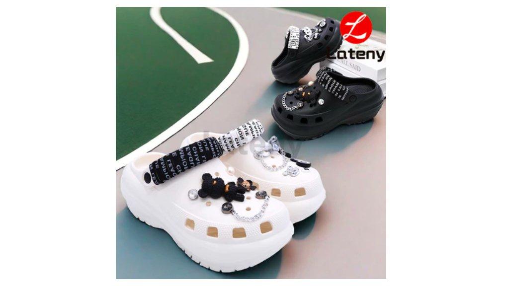 Lateny Sandal Baim EVA Rubber Wanita Import Sandal Fuji Bahan Rubber 3D Anti Slip