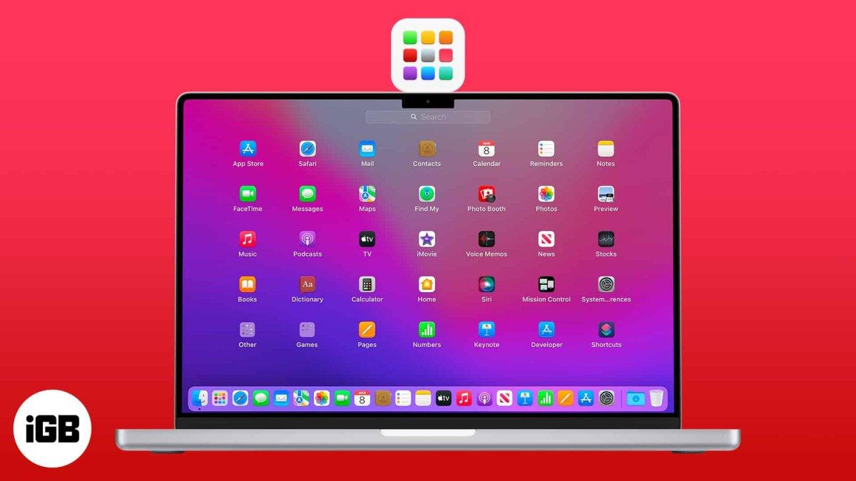 Launchpad bisa jadi pilihan selanjutnya untuk menghapus Aplikasi di MacBook atau MacAir